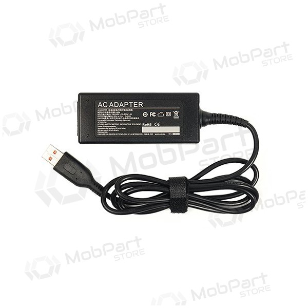 LENOVO 40W: 20V, 2A caricatore per computer portatile LENOVO 40W: 20V, 2A caricatore per computer portatile