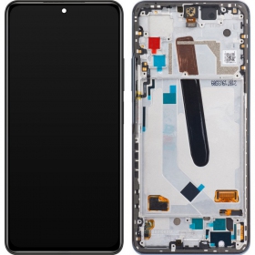 Xiaomi Poco F3 / Mi 11i / Mi 11X / Mi 11X Pro schermo / display (nero) (con una cornice) (service pack) (originale)
