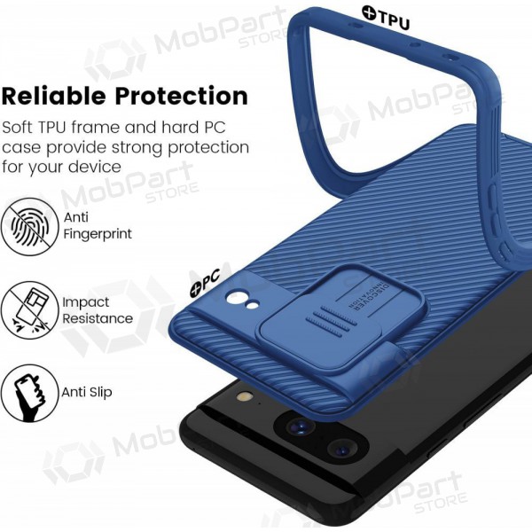 Google Pixel 7 custodia „Nillkin CamShield Pro“ (blu)