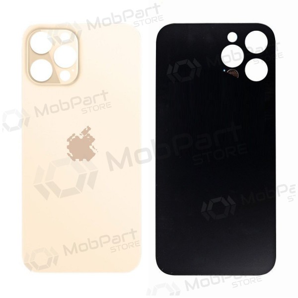 Apple iPhone 12 Pro coperchio batteria posteriore (d'oro) (bigger hole for camera) Apple iPhone 12 Pro coperchio batteria posteriore (d'oro) (bigger hole for camera)