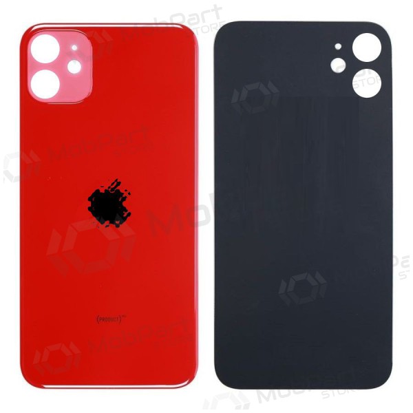 Apple iPhone 11 coperchio batteria posteriore (rosso) (bigger hole for camera) Apple iPhone 11 coperchio batteria posteriore (rosso) (bigger hole for camera)