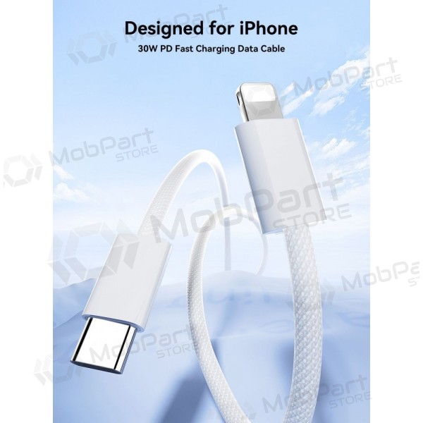 USB cavo Joyroom S-A45 USB-C to Lightning 30W 1.2m bianca