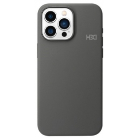 Custodia HDD Silicone MagSafe Case Apple iPhone 15 tamsiai grigio