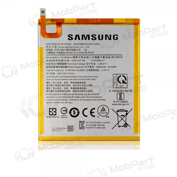 Samsung Galaxy Tab A 2019 batteria, akumuliatorius (originale) Samsung Galaxy Tab A 2019 batteria, akumuliatorius (originale)