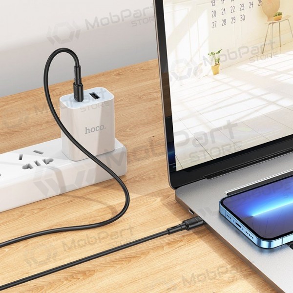 USB cavo Hoco X83 60W Type-C to Type-C 1.0m nero