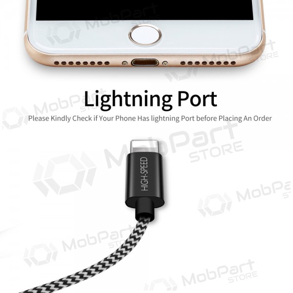 USB cavo Dux Ducis K-ONE Lightning FastCharging 1.0m