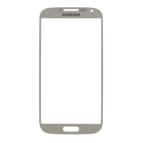 Samsung i9500 Galaxy S4 / i9505 Galaxy S4 Vetro del display (bianca) (for screen refurbishing)