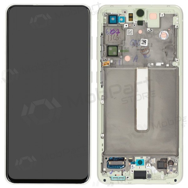 Samsung Galaxy S21 FE 5G schermo / display (alyvinis) (con una cornice) (originale)