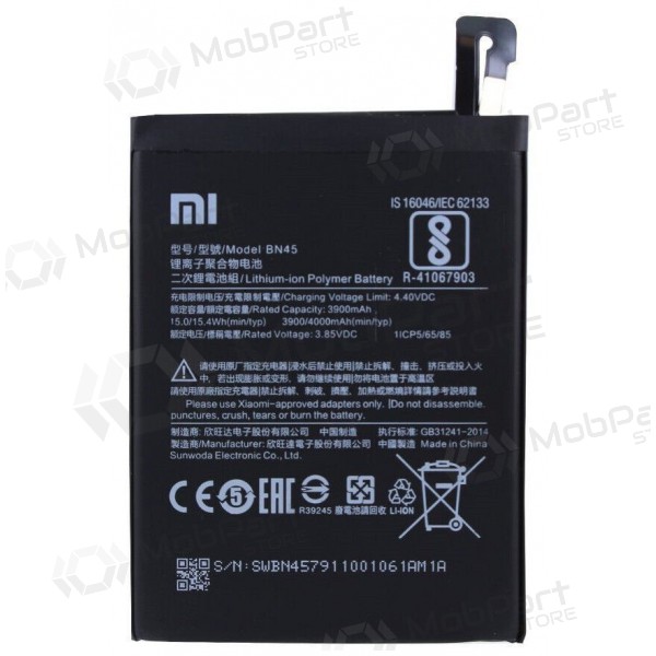 Xiaomi Redmi Note 5 / Note 5 Pro batteria, akumuliatorius (BN45) (originale) Xiaomi Redmi Note 5 / Note 5 Pro batteria, akumuliatorius (BN45) (originale)