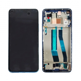 Xiaomi Mi 11 Lite 4G schermo / display (blu) (con una cornice) (originale)