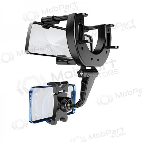 Porta cellulare da auto Borofone BH49 tvirtinamas ant veidrodėlio nero