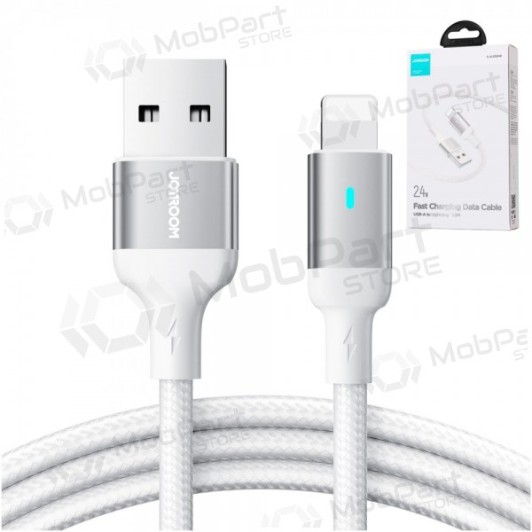USB cavo Joyroom S-UL012A10 USB to Lightning 2.4A 1.2m bianca