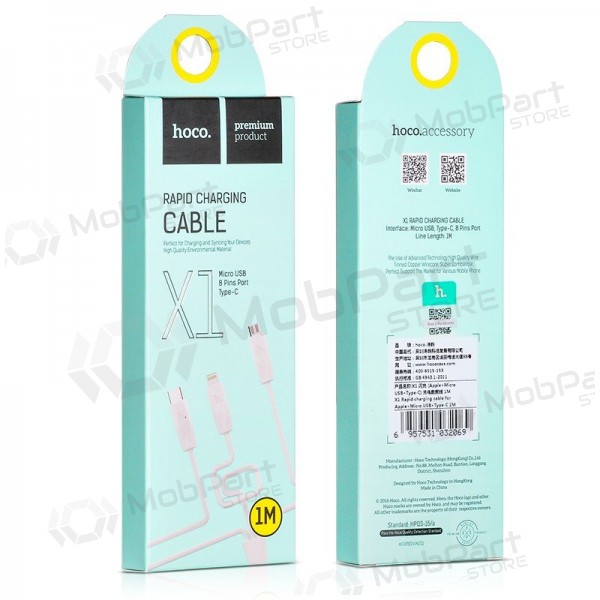 USB cavo HOCO X1 Rapid 