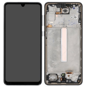 Samsung Galaxy A33 5G schermo / display (nero) (con una cornice) (originale)