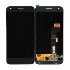 Google Pixel XL schermo / display (nero) (service pack) (originale)