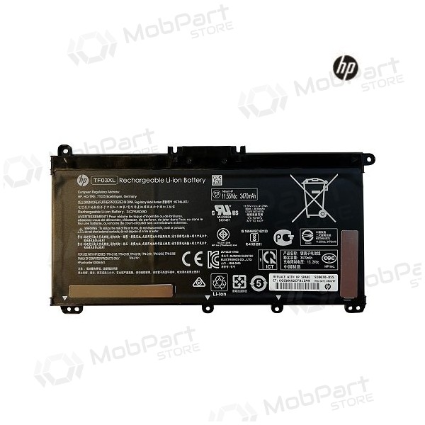 HP TF03XL, 3470mAh batteria del computer portatile - PREMIUM HP TF03XL, 3470mAh batteria del computer portatile - PREMIUM