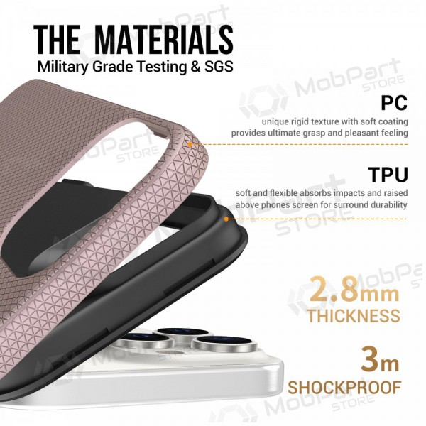Apple iPhone 13 Pro Max custodia „Perfectionists“ (rožinio aukso)