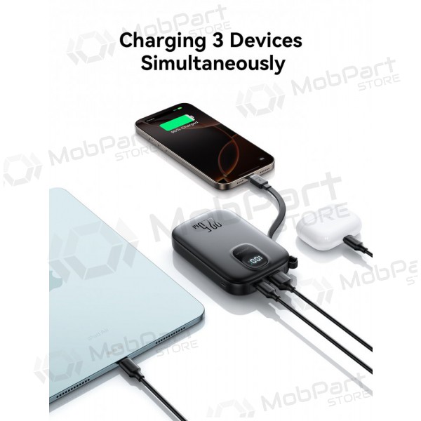Batteria esterna Power Bank Joyroom JR-PBF17 22.5W with USB-C cable 10000mAh nero Batteria esterna Power Bank Joyroom JR-PBF17 22.5W with USB-C cable 10000mAh nero