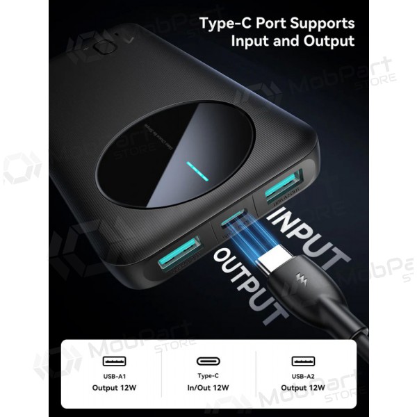 Batteria esterna Power Bank Joyroom JR-PBF12 10000mAh nero Batteria esterna Power Bank Joyroom JR-PBF12 10000mAh nero
