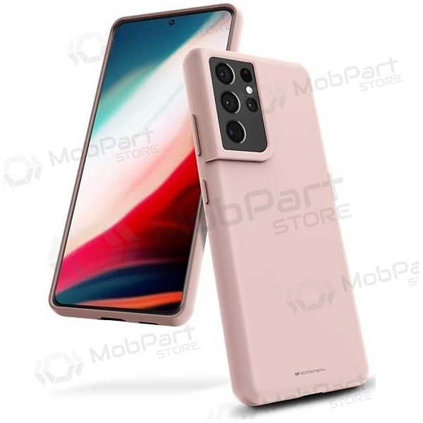 Samsung Galaxy S25 FE Cover in Silicone Mercury (rosa sabbia)