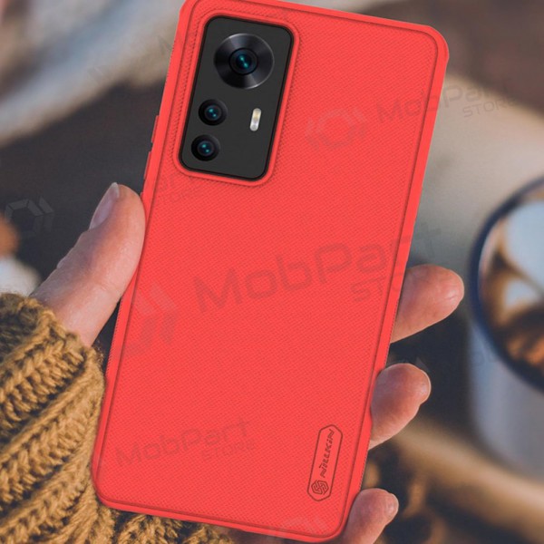 Xiaomi Redmi Note 12 5G / Poco X5 custodia „Nillkin Frosted Shield“ (rosso) Xiaomi Redmi Note 12 5G / Poco X5 custodia „Nillkin Frosted Shield“ (rosso)