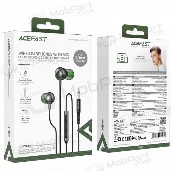 Ausinės Acefast L4 3.5mm Ausinės Acefast L4 3.5mm