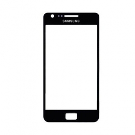 Samsung i9100 Galaxy S2 Vetro del display (nero) (for screen refurbishing)