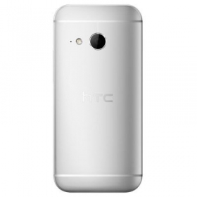 HTC One Mini 2 (M8 mini) coperchio batteria posteriore (d'argento) (usato grade A, originale)