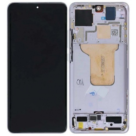 Xiaomi 12 5G / 12X / 12S schermo / display (purpurinis) (con una cornice) (originale)