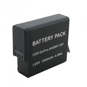 GoPro AHDB-501 batteria / accumulatore (1260mAh)