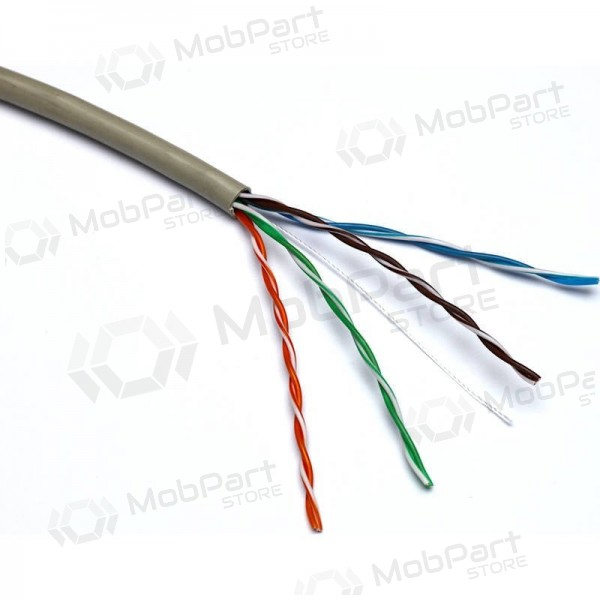 Cavo di rete Excel 100-065 Cat5 U/UTP (PVC, ECA, grigio, bobina 305m.)