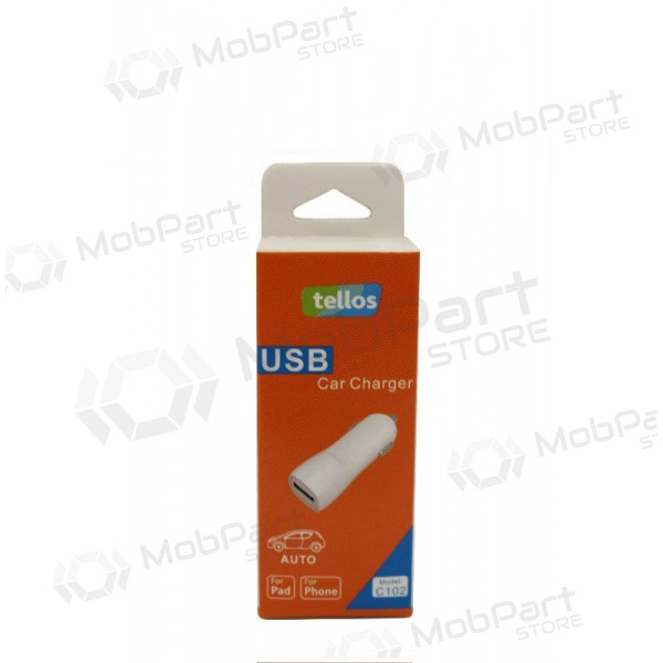 Caricatore per auto Tellos C102 USB 1A (nero)