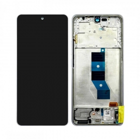 Xiaomi Redmi Note 14 5G schermo / display (Lavender Purple) (con una cornice) (originale)