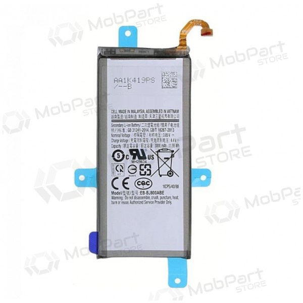 Samsung Galaxy A6 (2018), J6 (2018) batteria, akumuliatorius (EB-BJ800ABE) Samsung Galaxy A6 (2018), J6 (2018) batteria, akumuliatorius (EB-BJ800ABE)