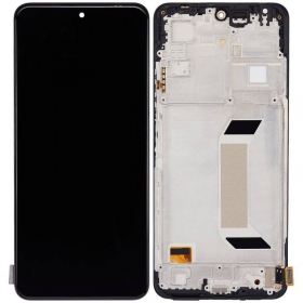 Xiaomi Redmi Note 12 5G / Poco X5 5G schermo / display (nero) (con una cornice) (Premium)