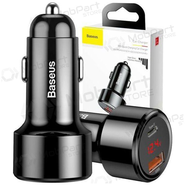 Caricatore automobilinis Baseus Series x 2 USB Quick Charge 45W CCMLC20C-01 (nero)