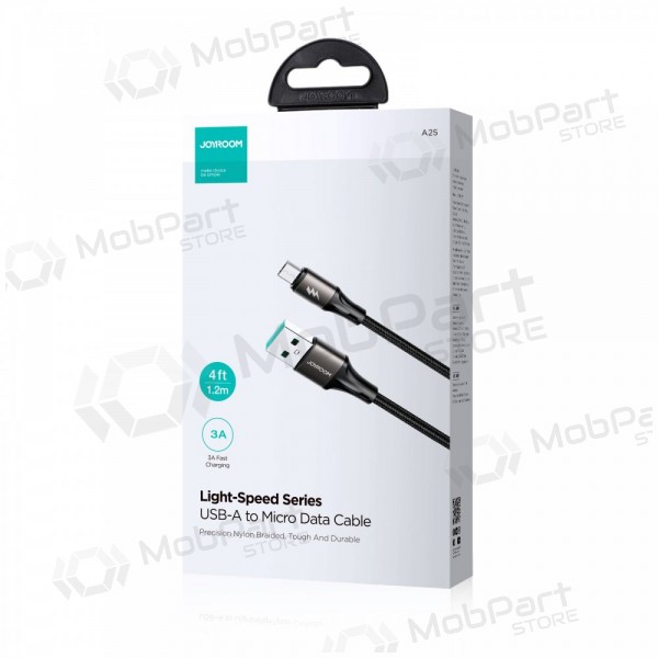 USB cavo Joyroom SA25-AM3 USB to MicroUSB 3A 1.2m nero
