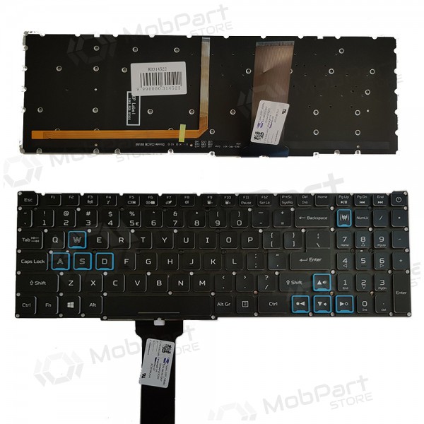 ACER PH315-52, PH317-53, PH317-53-7777 tastiera (US) (con illuminazione) ACER PH315-52, PH317-53, PH317-53-7777 tastiera (US) (con illuminazione)