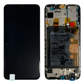 Huawei P Smart 2019 / P Smart Plus 2019 schermo / display (nero) (con una cornice e batteria) (service pack) (originale)