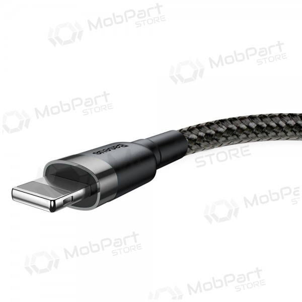 USB cavo Baseus Cafule USB-A to Lightning 1.5A 2.0m grigio-nero CALKLF-CG1