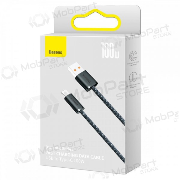 USB cavo Baseus Dynamic 100W USB-A to Type-C 1.0m grigio CALD000616