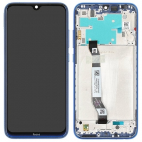 Xiaomi Redmi Note 8 / Note 8 2021 schermo / display (blu) (con una cornice) (originale)