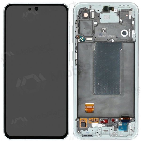 Samsung Galaxy A56 schermo / display (grigio) (con una cornice) (originale)