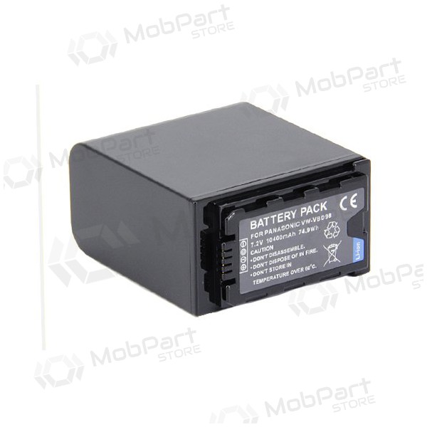 Panasonic VW-VBD98 10400mAh foto batteria / accumulatore Panasonic VW-VBD98 10400mAh foto batteria / accumulatore