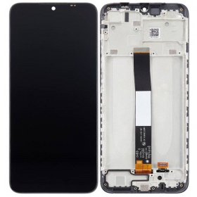 Xiaomi Redmi 9A / 9C / 9AT / 10A schermo / display (nero) (con una cornice) (Premium)