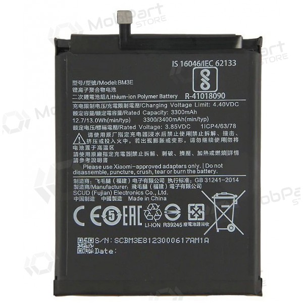 Xiaomi Mi 8 batteria / accumulatore (BM3E) (3400mAh) Xiaomi Mi 8 batteria / accumulatore (BM3E) (3400mAh)
