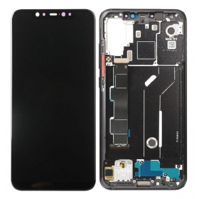 Xiaomi Mi 8 schermo / display (nero) (con una cornice) (originale)