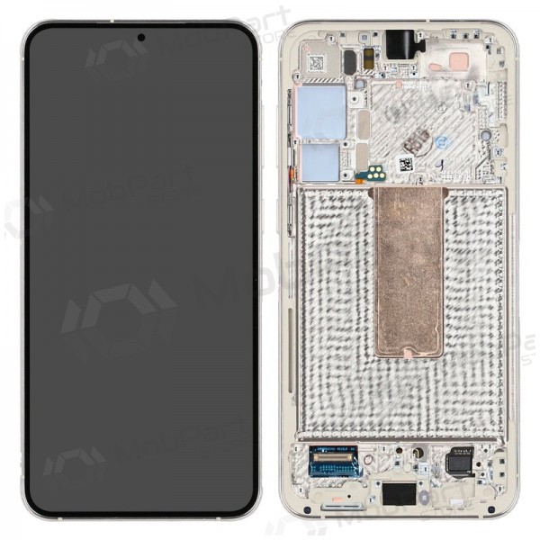 Samsung Galaxy S23+ schermo / display (kreminė) (con una cornice) (originale)