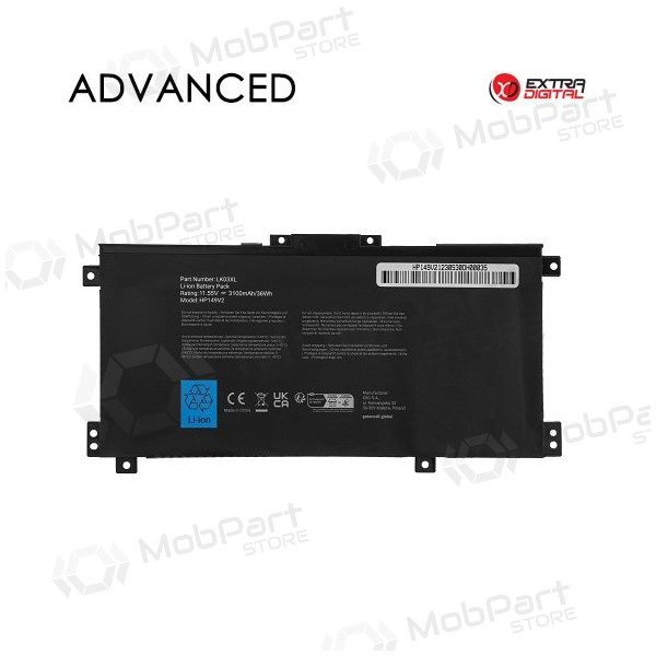 HP LK03XL, 3500mAh batteria del computer portatile, Advanced HP LK03XL, 3500mAh batteria del computer portatile, Advanced