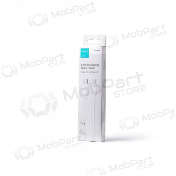 USB cavo Joyroom S-CC060A9 Type-C to Type-C 60W 1.0m bianca